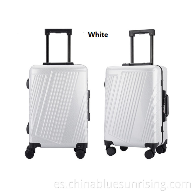 White pc luggage